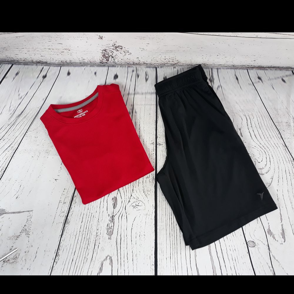 Athletic Works t-shirt Old Navy Shorts L(10/12)